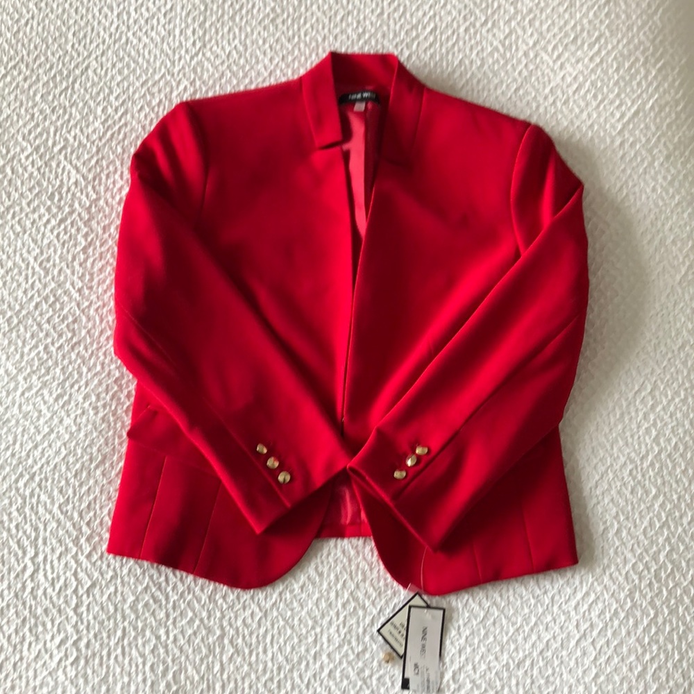 NWT Nine West Red Blazer